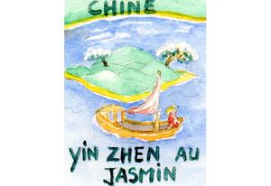 Thé blanc parfumé Yin Zhen au jasmin