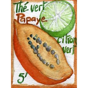 Thé vert parfumé citron papaye