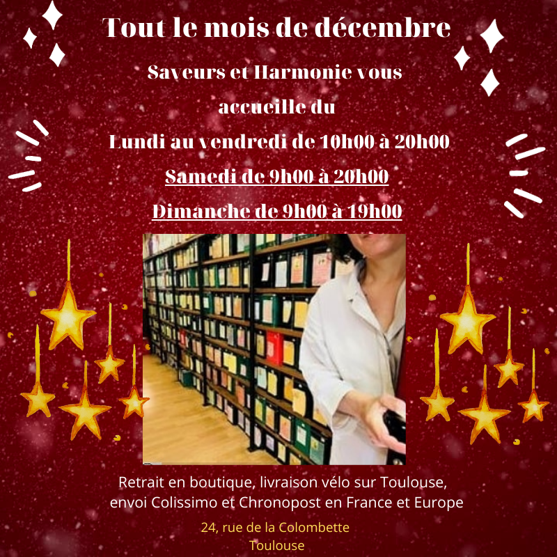 Ouvertures du mois de décembre