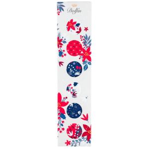 Etui 18 Carrés de chocolat Hiver "Rose de Noël"
