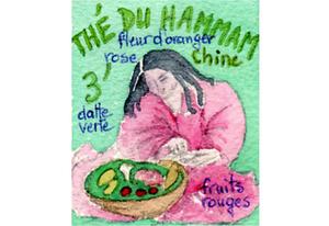 Thé vert parfumé du Hammam