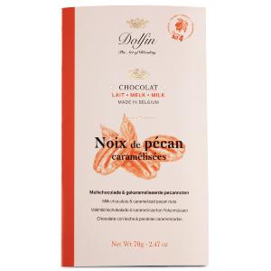 Chocolat au lait Noix de Pécan caramélisées