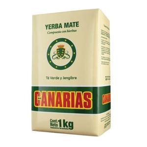 Infusion Yerba Mate Canarias thé vert gingembre