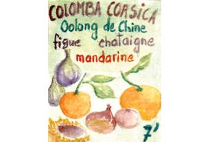 Thé Oolong parfumé Colomba Corsica