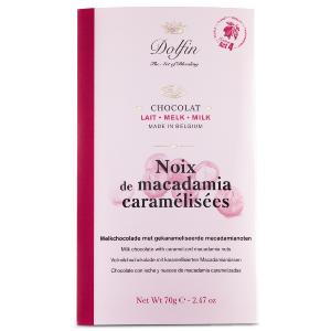 Chocolat au lait au Noix de Macadamia caramelisées