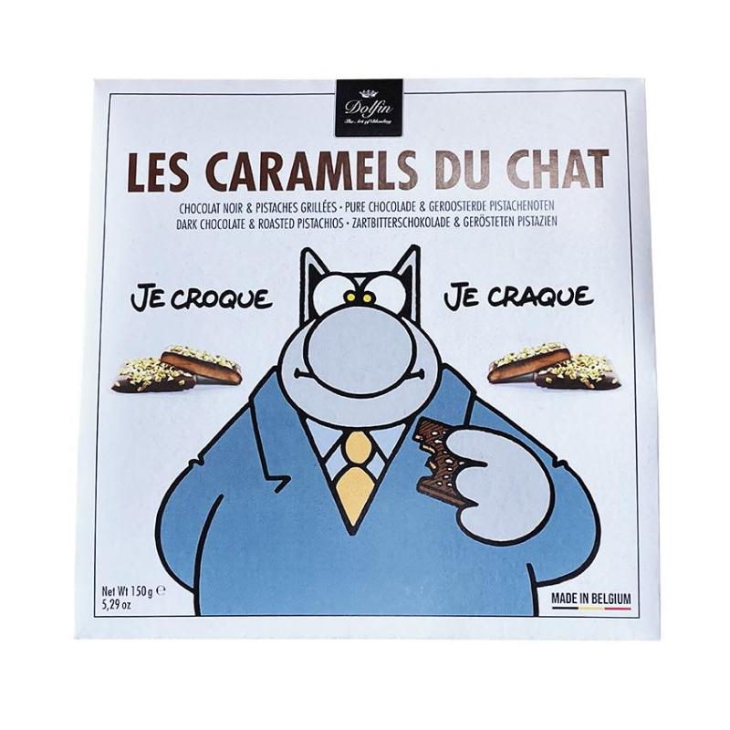 Caramel Du Chat Caramel Et Chocolat Dolfin Chocolat Noir Pistache
