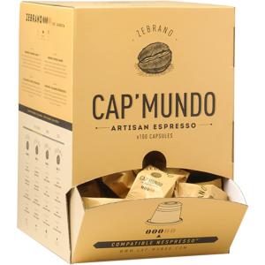 Café capsule - Cap Mundo - Boite 100 capsules Zebrano
