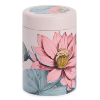 Boîte à thé Lotus rose