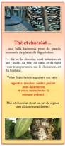 Saveurs du Lundi : causerie-dgustation Th et Chocolat