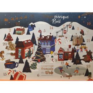Calendrier de l'Avent thé 2023 "Le Village féérique de Noël"