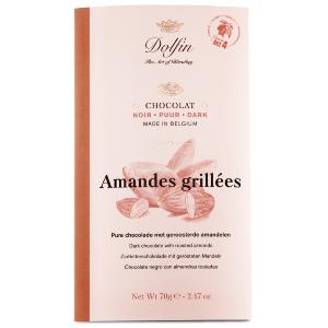Chocolat noir Amandes grillées
