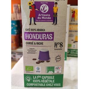 Café capsule Honduras - Artisans du Monde