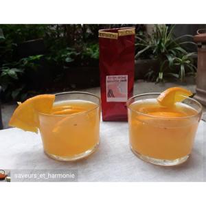Cocktail rooïbos vanille orange - Recette rooïbos glacé