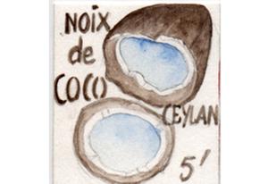 Thé noir parfumé Noix de coco