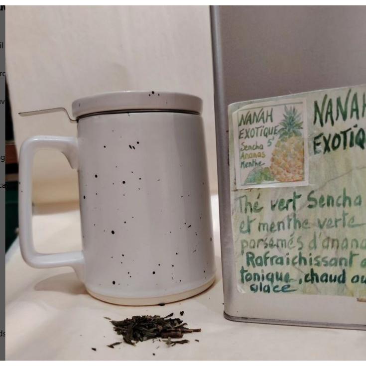 Thé vert parfumé Nanah exotique Sachet 100 grammes