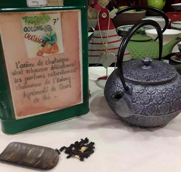 Thé Oolong parfumé à la Châtaigne Sachet 100 grammes