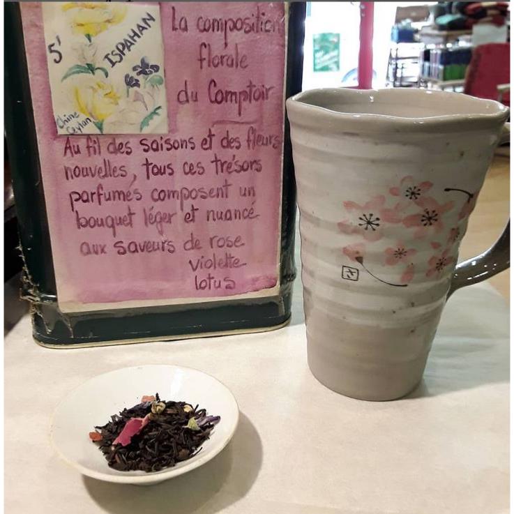 Thé noir parfumé Ispahan Sachet 100 grammes