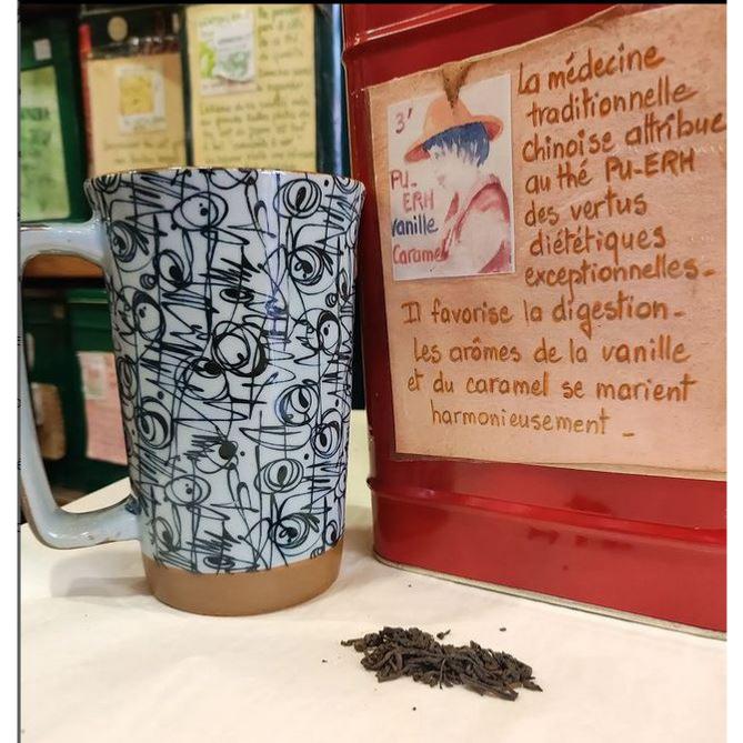 Pu Erh vanille caramel Sachet 100 grammes