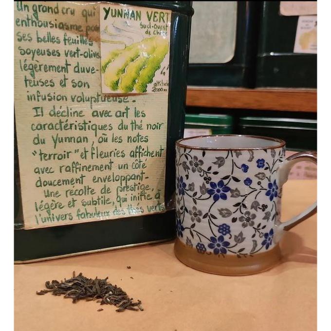 Thé vert de Chine Yunnan vert Sachet 100 grammes