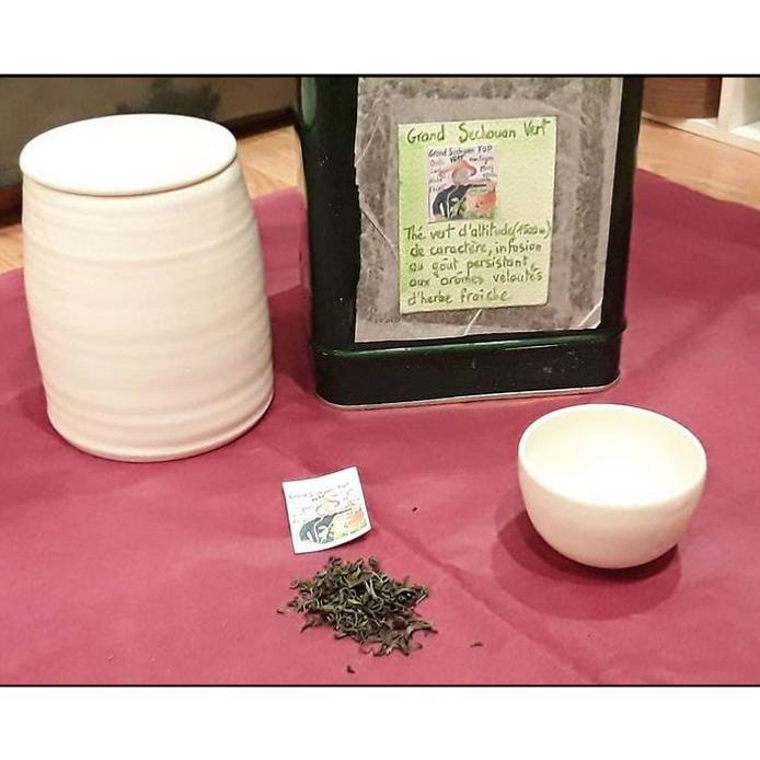 Thé vert de Chine Grand Sechuan OP Sachet 100 grammes