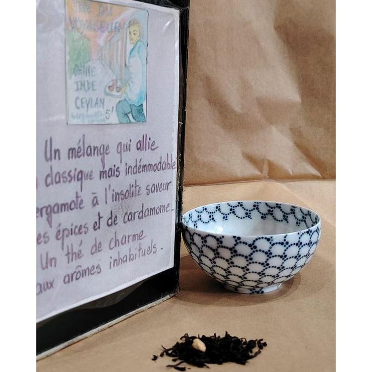 Thé noir parfumé Thé du Voyageur Sachet 100 grammes