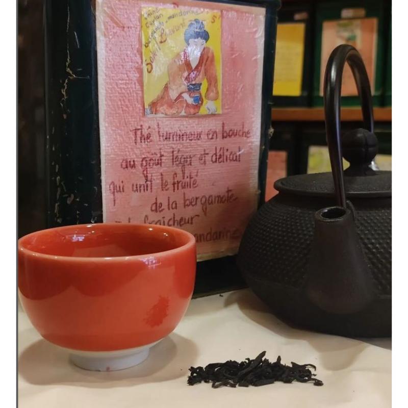 Thé noir parfumé Soleil levant Sachet 100 grammes