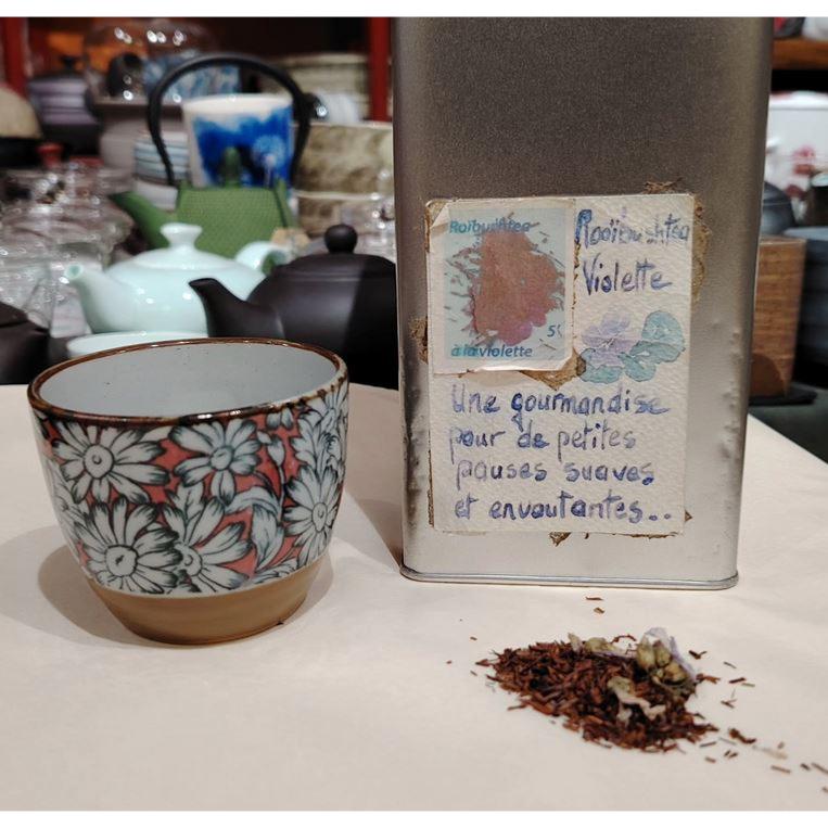 Rooïbos à la violette Sachet 100 grammes
