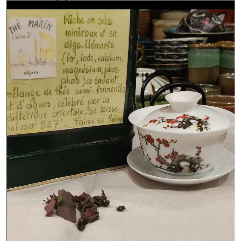 Thé Oolong parfumé Thé Marin Sachet 100 grammes