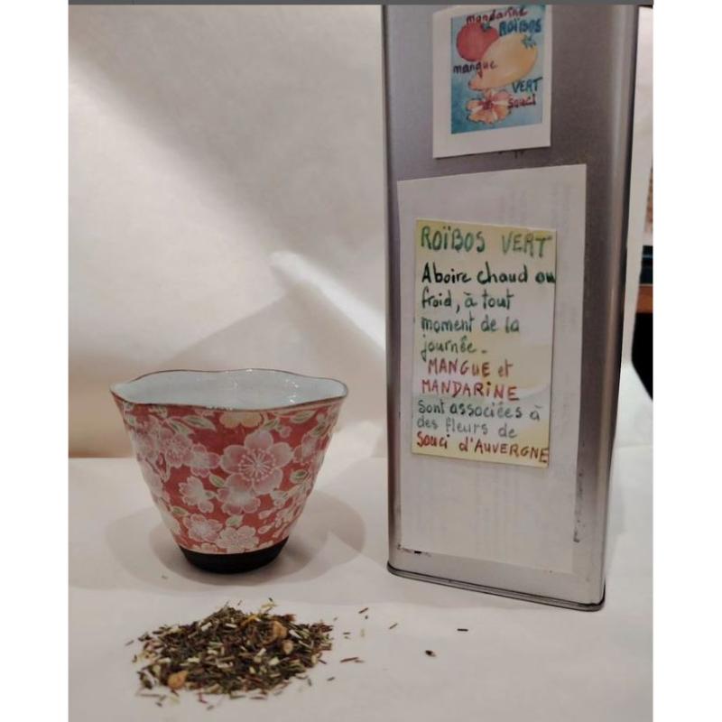 Rooïbos vert Mangue Mandarine Sachet 100 grammes