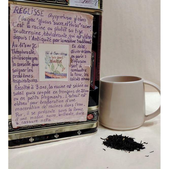 Thé noir Keemun parfumé à la réglisse Sachet 100 grammes