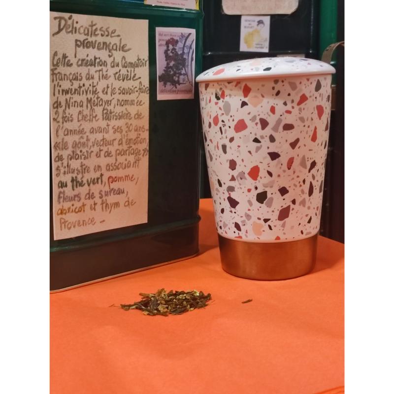 Thé vert Délicatesse Provençale par Nina Metayer Sachet 100 grammes