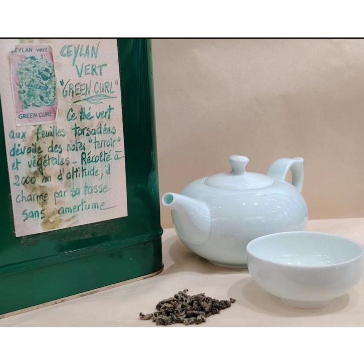 Thé vert de Ceylan Oliphant Green Curl Sachet 100 grammes