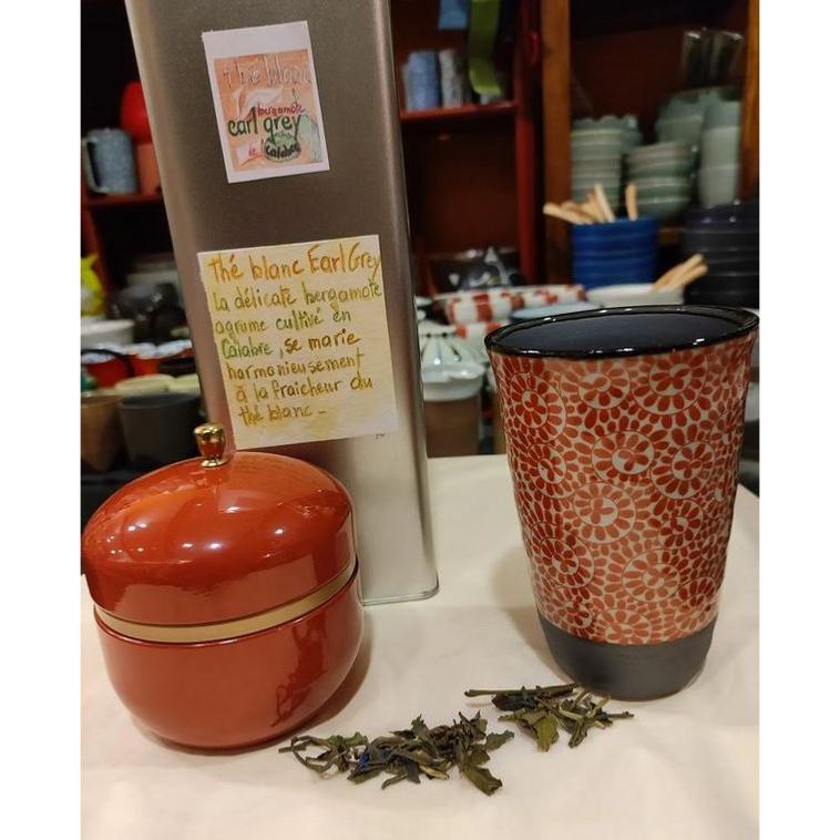 Thé blanc parfumé Earl Grey Sachet 100 grammes