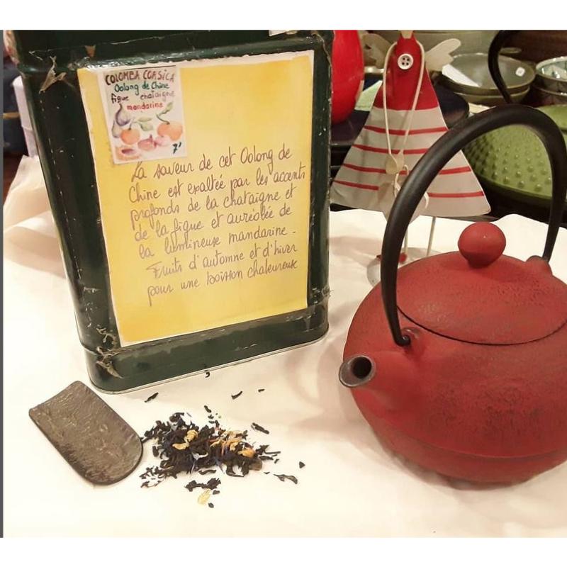 Thé Oolong parfumé Colomba Corsica Sachet 100 grammes