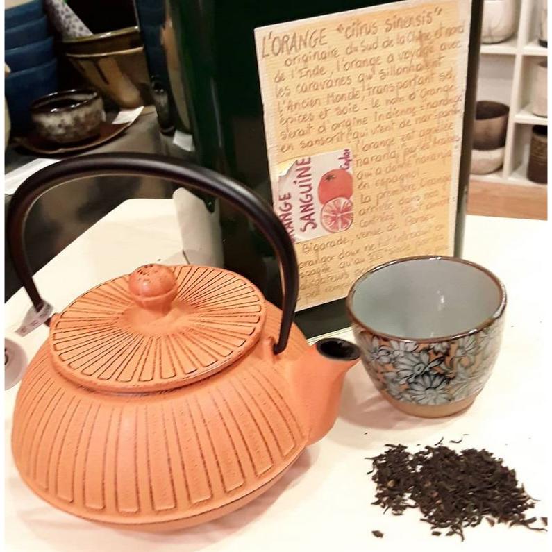 Thé noir parfumé Orange sanguine Sachet 100 grammes