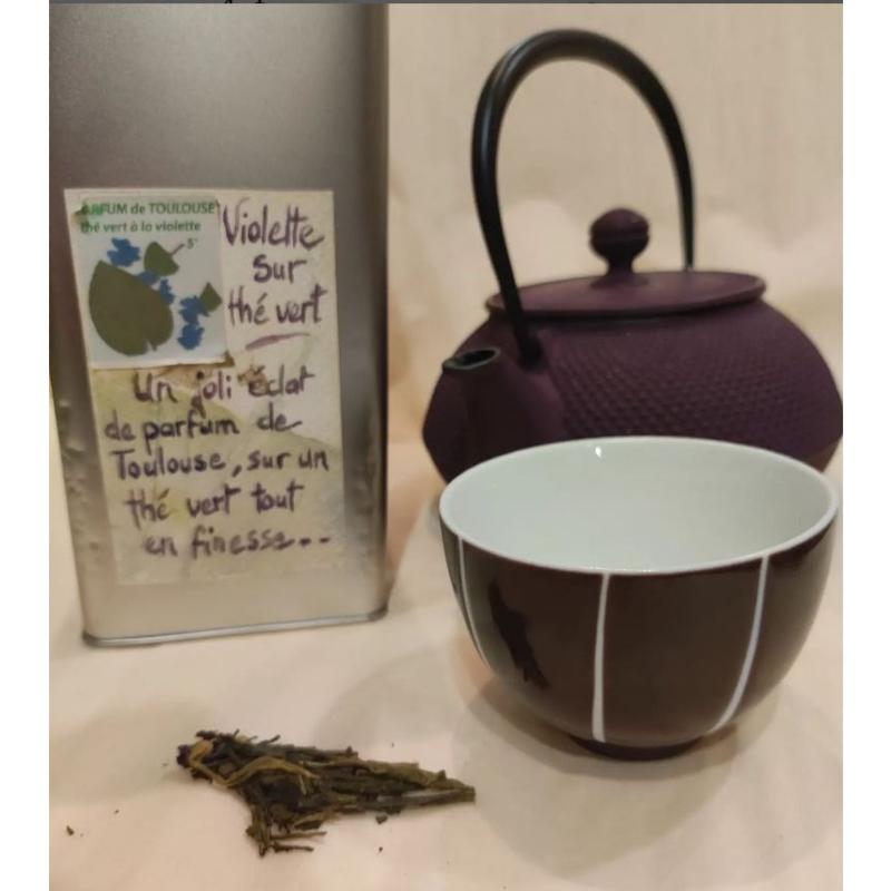 Thé vert parfumé Parfum de Toulouse Sachet 100 grammes