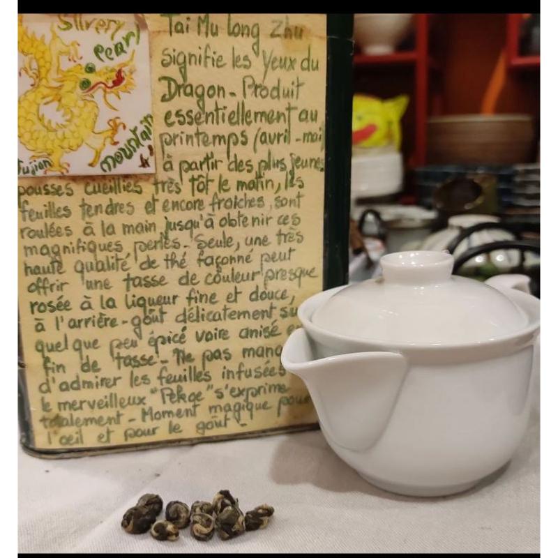 Thé blanc parfumé Silvery Pearl Mountain Sachet 100 grammes