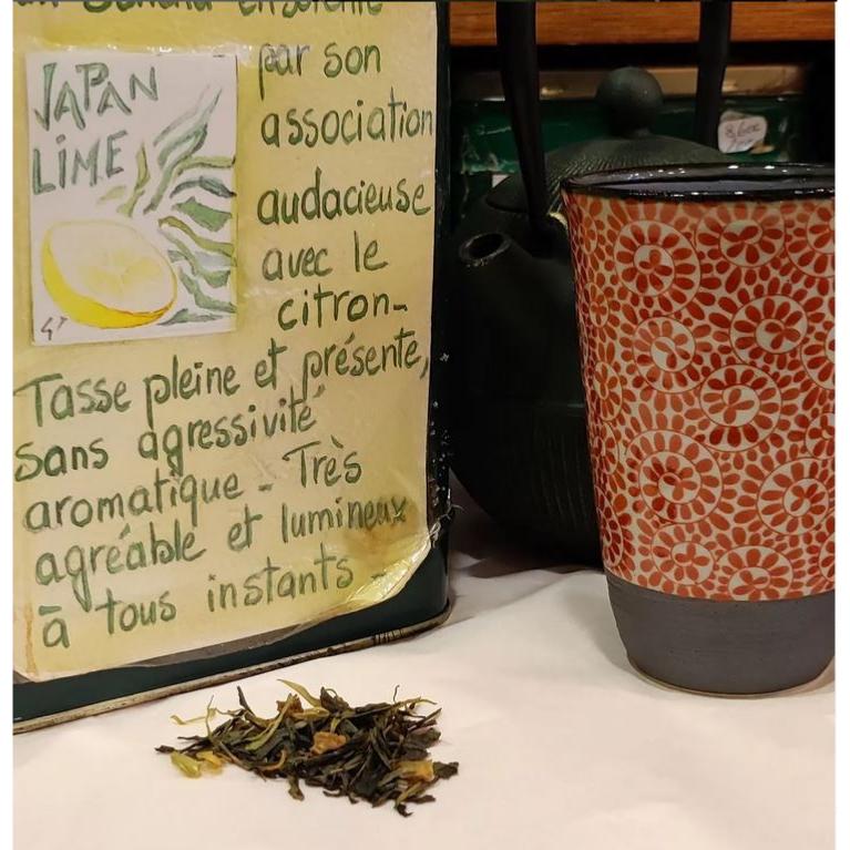 Thé vert parfumé Japan Lime Sachet 100 grammes