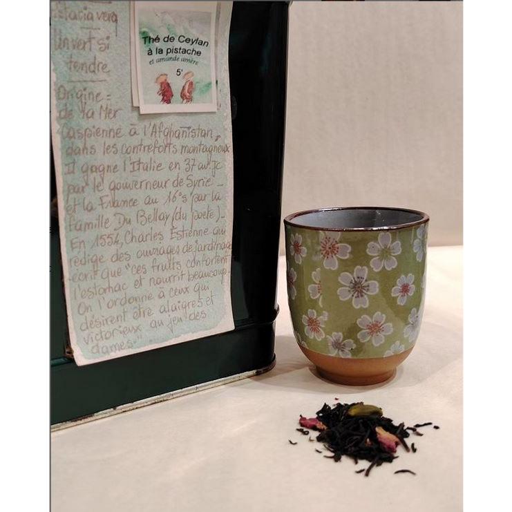 Thé noir parfumé à la Pistache Sachet 100 grammes