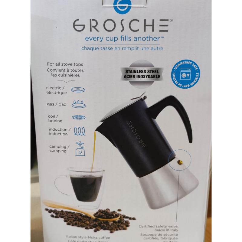 Cafetière italienne Grosche tout feu - 6 tasses
