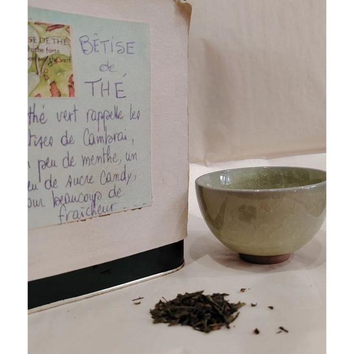 Thé vert parfumé Betise de thé Sachet 100 grammes