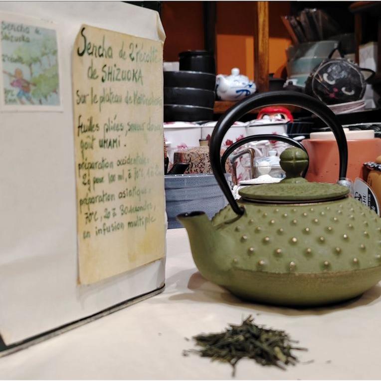 Thé vert du Japon Sencha Shizuoka Sachet 100 grammes