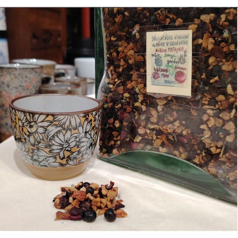Infusion de fruits Mûres et Genévrier Sachet 100 grammes
