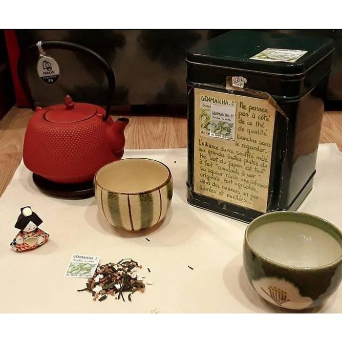 Thé vert du Japon Genmaicha Sachet 100 grammes