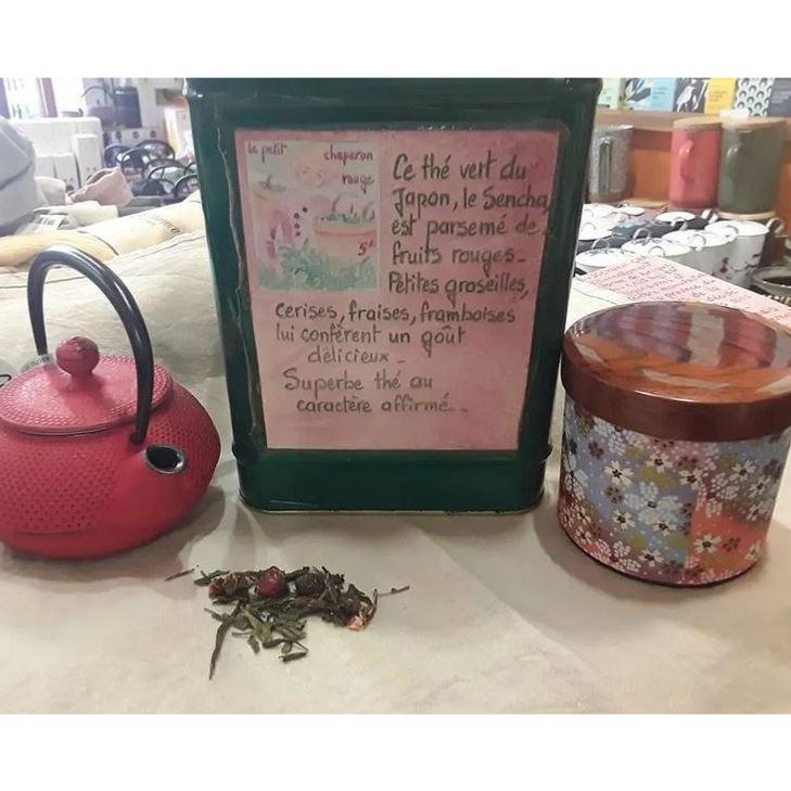 Thé vert parfumé Petit chaperon rouge Sachet 100 grammes