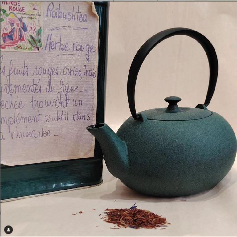 Rooibos Herbe rouge : cerise, fraise, figue, rhubarbe Sachet 100 grammes