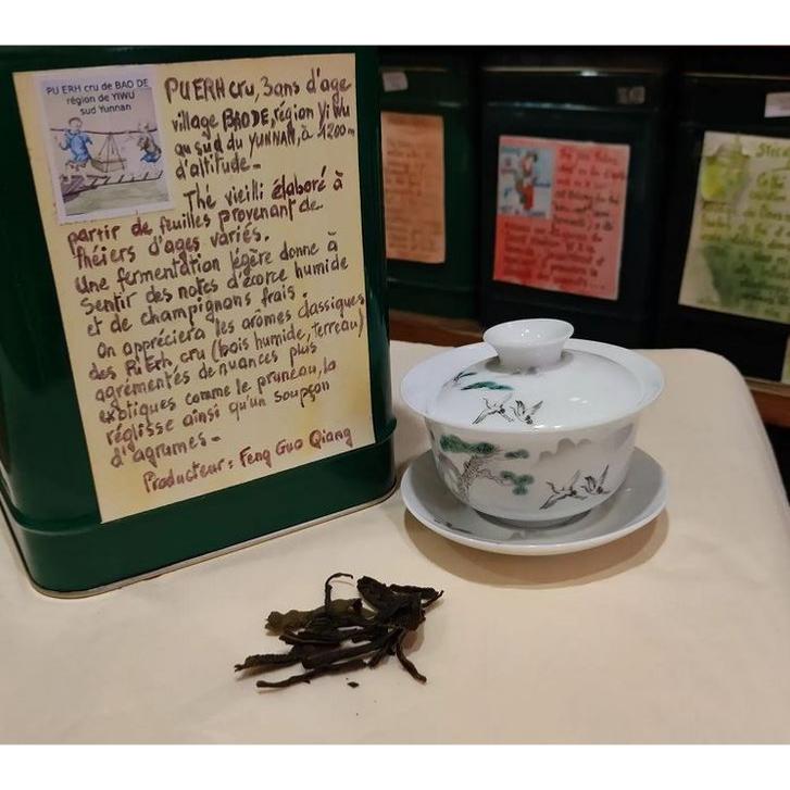 Pu Erh cru Bao De Sachet 100 grammes