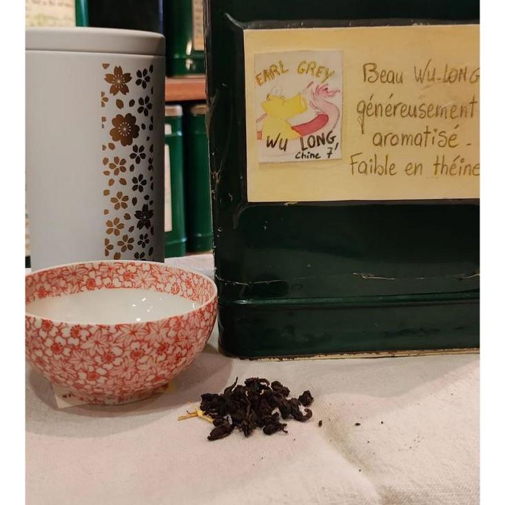 Thé Oolong parfumé Earl Grey Sachet 100 grammes