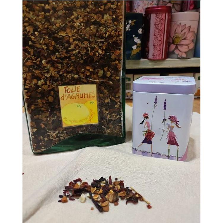 Infusion fruits Folie d'agrumes Sachet 100 grammes
