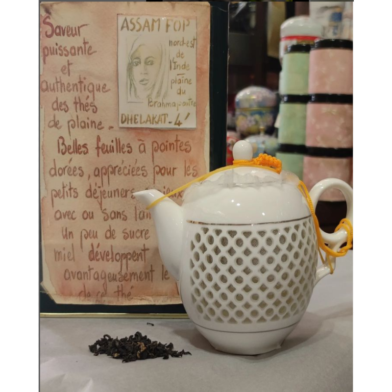 Thé noir d'Inde Assam Dhelakat Sachet 100 grammes